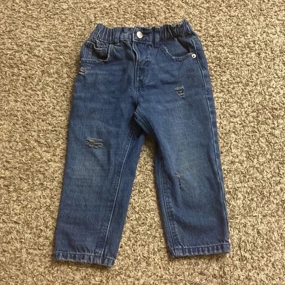 Zara distressed toddler denim jeans | 18-24m - Picture 1 of 8